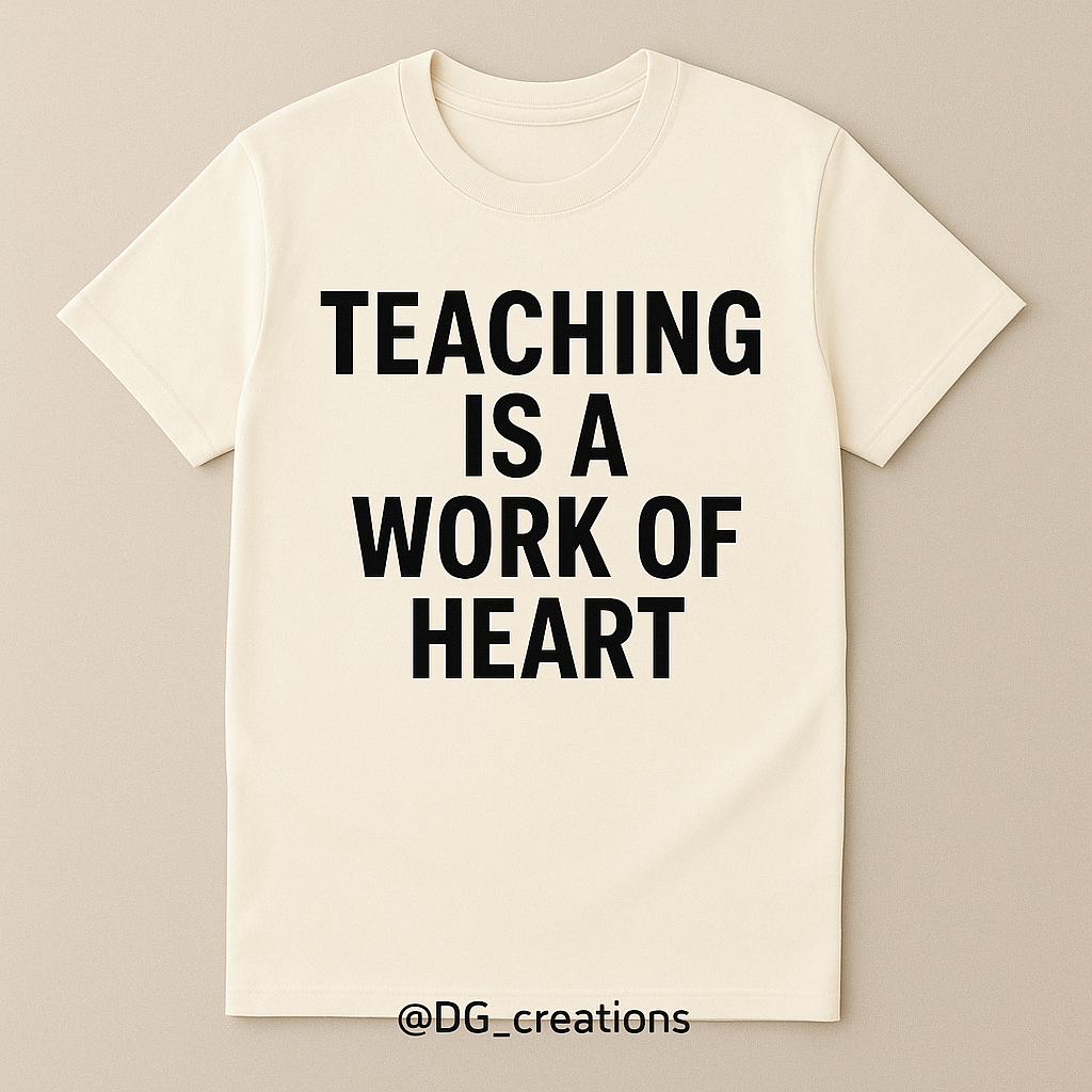 Teaching is a Work of Heart Short Sleeve Tee - Unisex