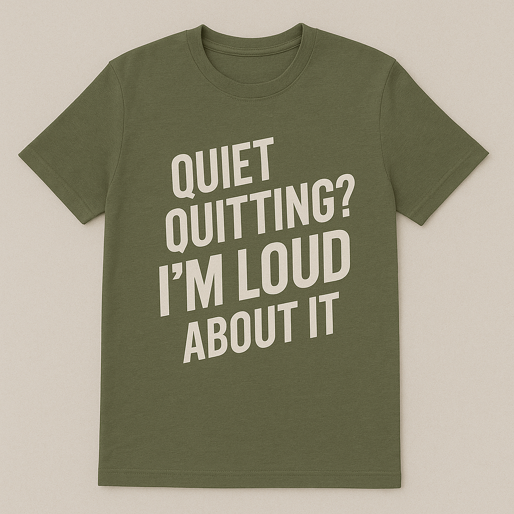 Quiet quitting? I'm loud about it.