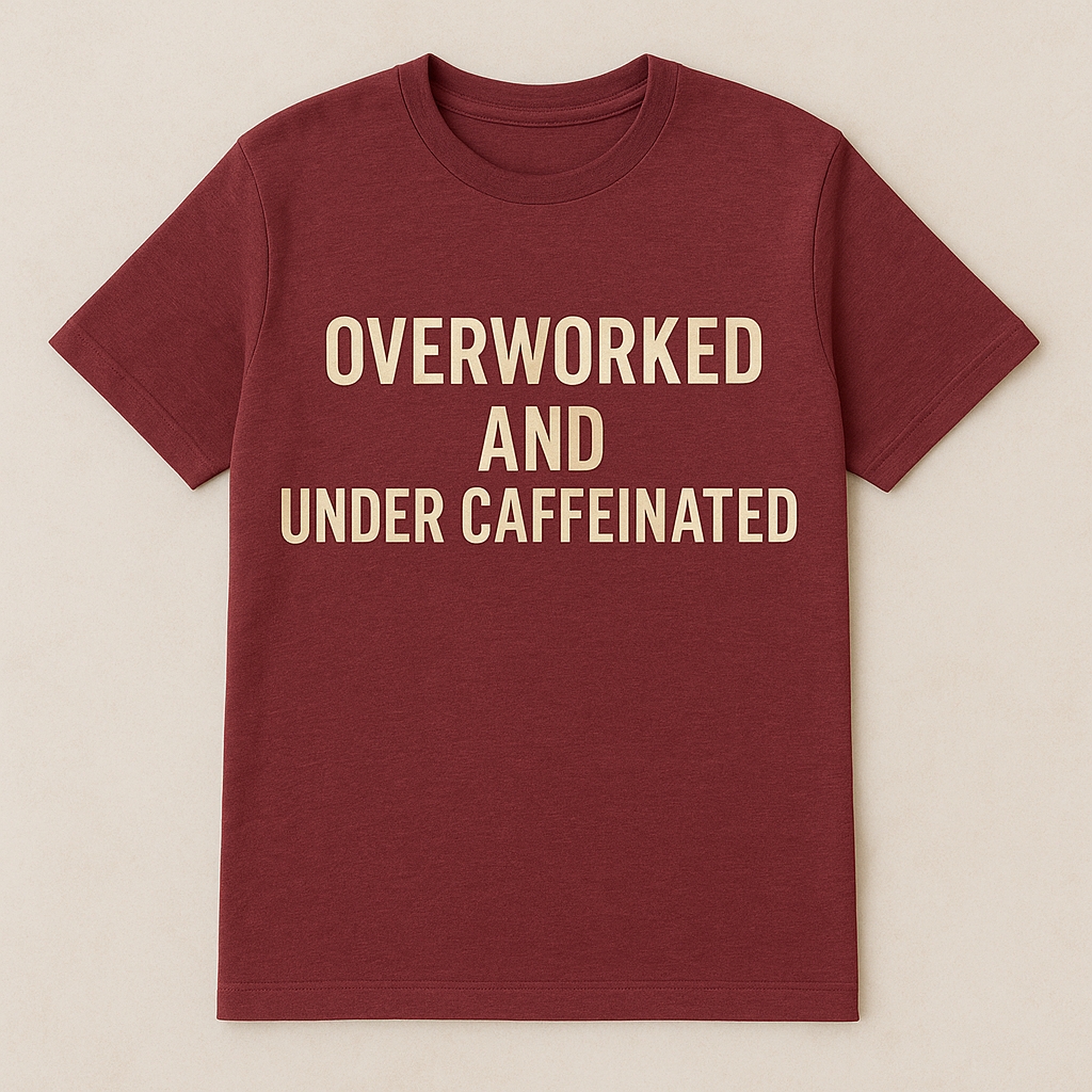 Overworked and undercaffeinated