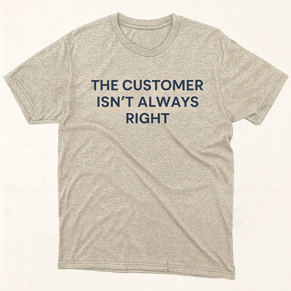 The customer isn't always right